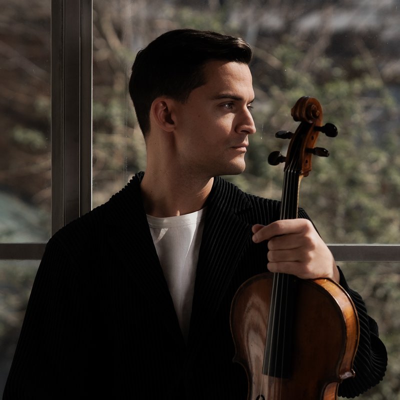 Stephen Upshaw — viola performing at OCMF 2026